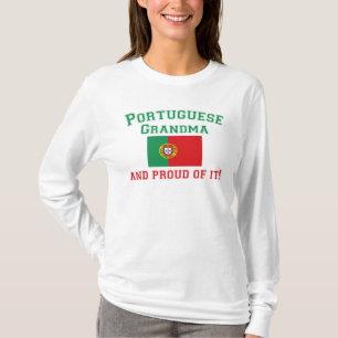 T-shirt Avó portuguesa orgulhosa