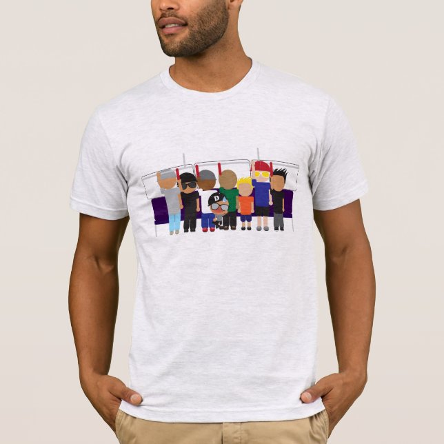 T-shirt Awkward Urban Squed Bus (Frente)