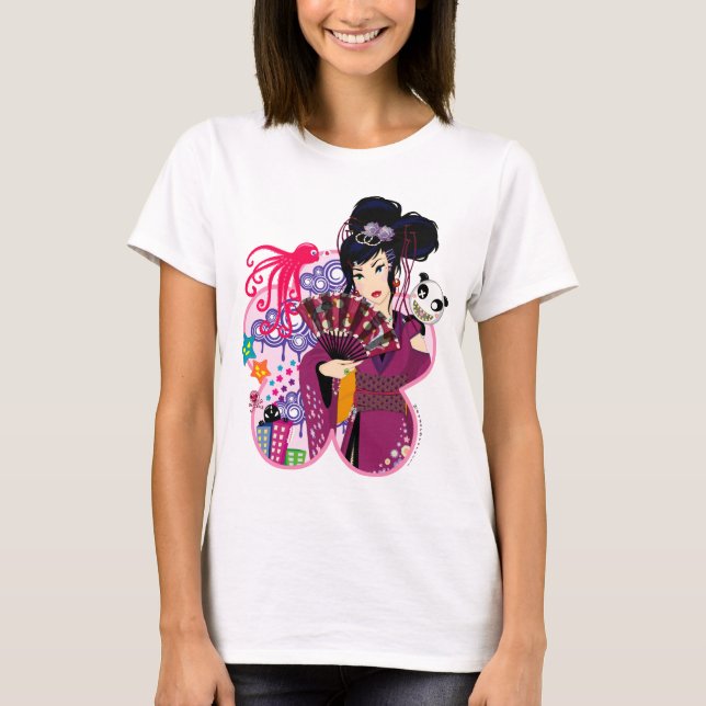 T-shirt Ayaka na cidade de Harajuku (Frente)