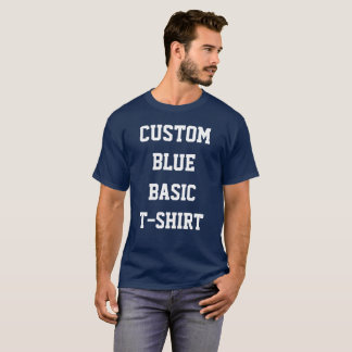 T-SHIRT AZUL BÁSICO DE MARINHO Personalizado Perso