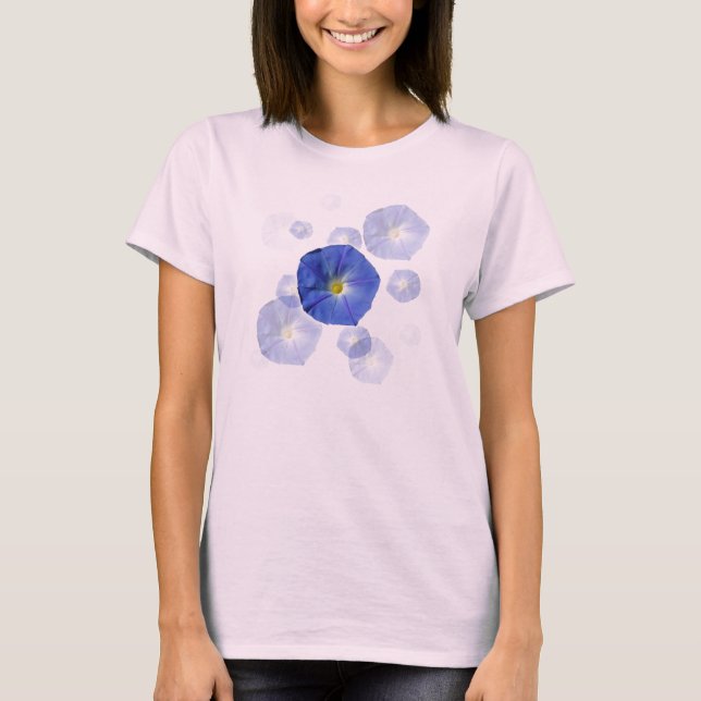 T-shirt azul celestial da corriola (Frente)