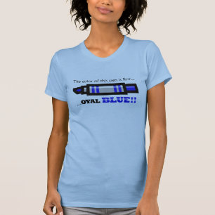 T-shirt azul da boneca da caneta