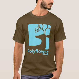 T-shirt Azul da cerveja dos cervos - Polyflower 2009