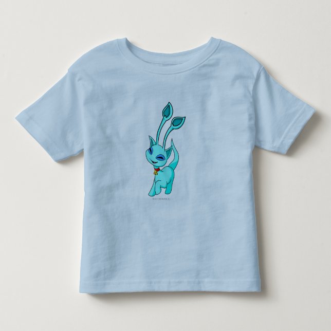 T-shirt Azul de Aisha (Frente)