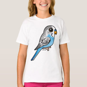 T-shirt Azul de Birdorable Budgie