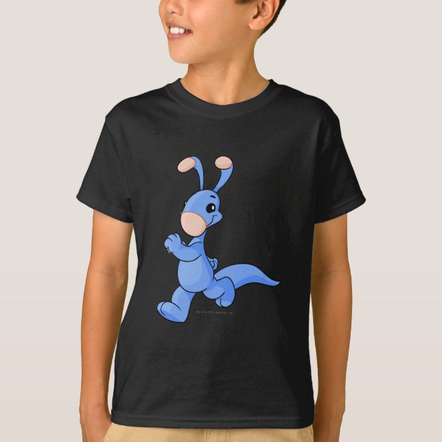 T-shirt Azul de Blumaroo (Frente)