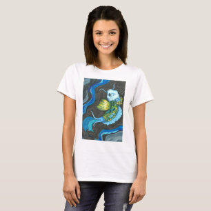 T-shirt azul de Koi