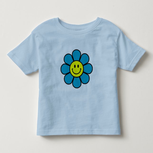 T-Shirt (Azul) Dedo Flor (Frente)