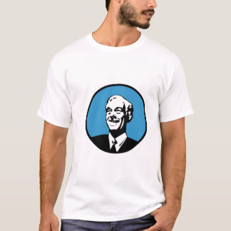 T-shirt Azul do círculo de Ron Paul