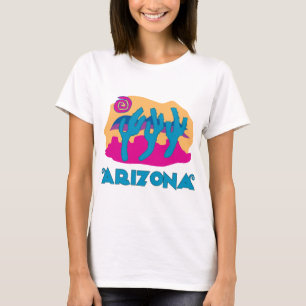 T-shirt Azul do deserto da arizona