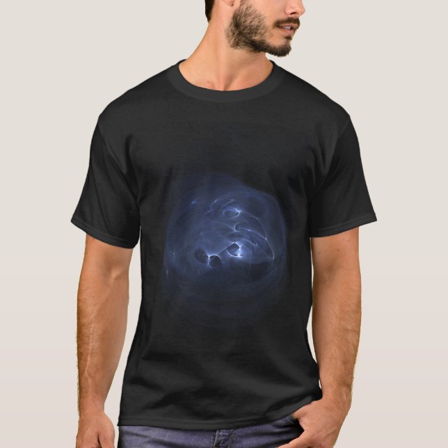 T-shirt azul do Vortex (Frente)