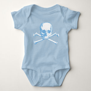 T-Shirt Azul E Crossbones