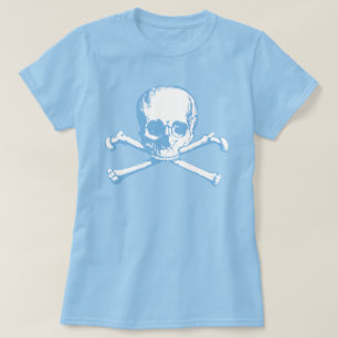 T-Shirt Azul E Crossbones
