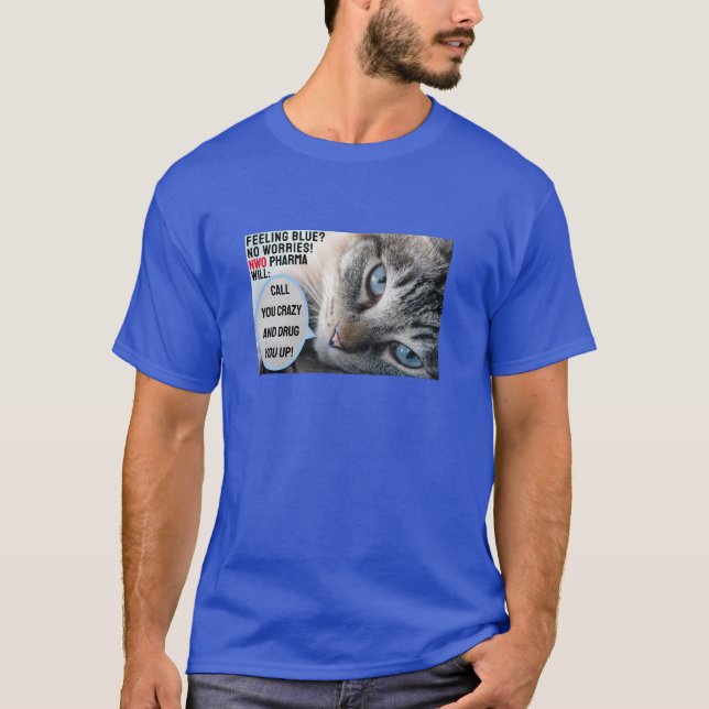 T-Shirt Azul (escuro) (Frente)