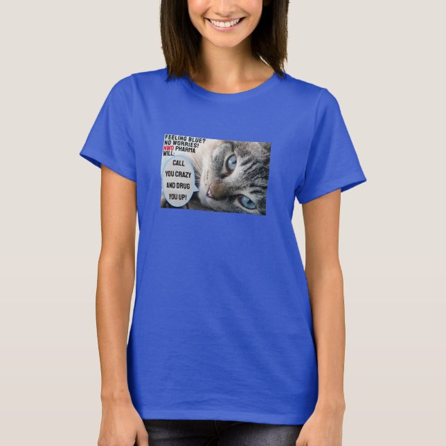 T-Shirt Azul (escuro) (Frente)