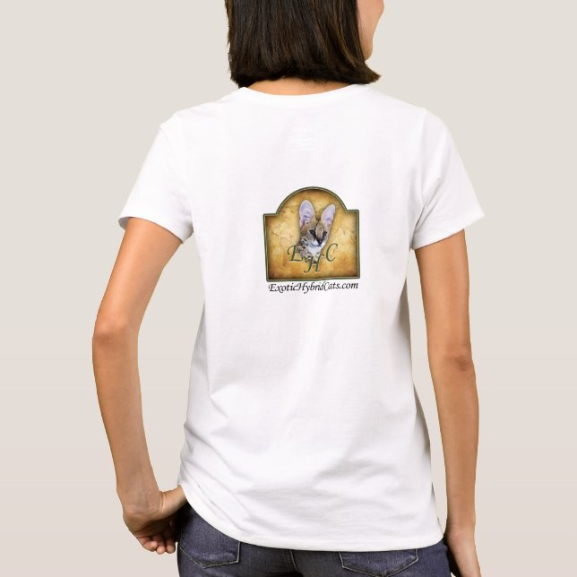 T-Shirt Azul Eyed Serval (Verso)