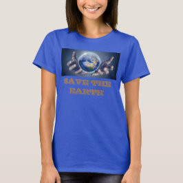 T-Shirt azul feminino