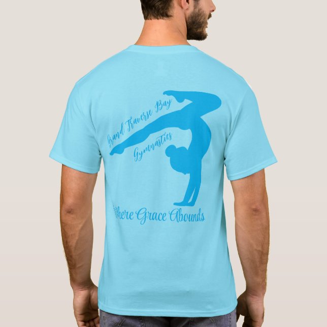 T-Shirt Azul Gymnastics do GTbay (Verso)