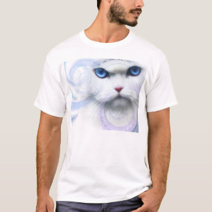 T-shirt azul legal voto eyed 2016 do gato