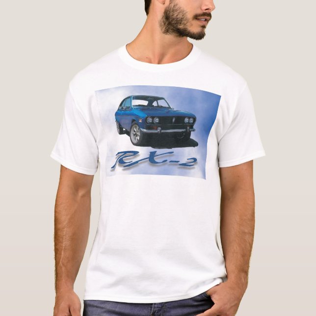 T-shirt Azul Mazda Rx-2 (Frente)