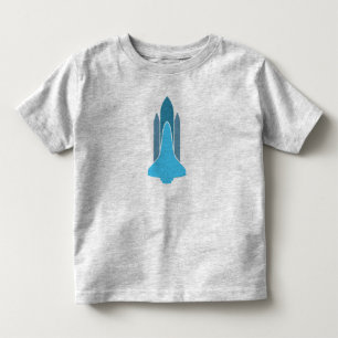 T-shirt {Azul} T do gráfico de Rocket