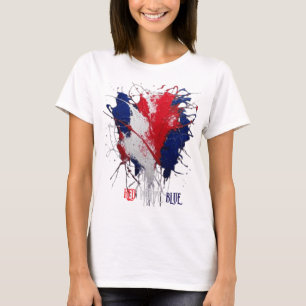 T-Shirt AZUL VERMELHO
