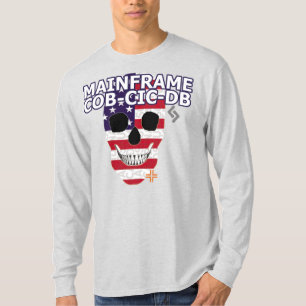 T-Shirt B2 de folga longa de mainframe HANDSKULL M