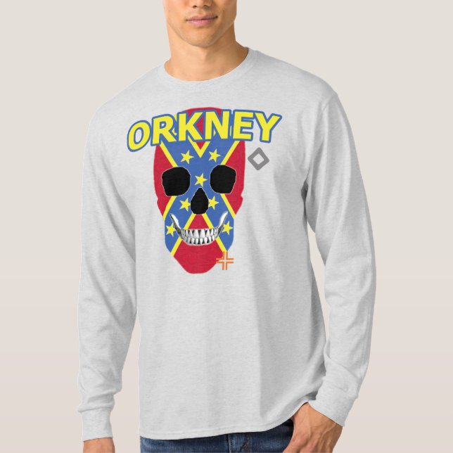 T-Shirt B2 de Longa Distância de Orkney (Frente)