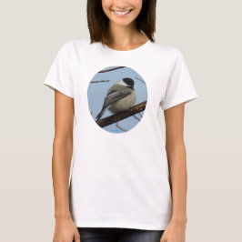 T-shirt B43 Chapim-de-cabeça-preta