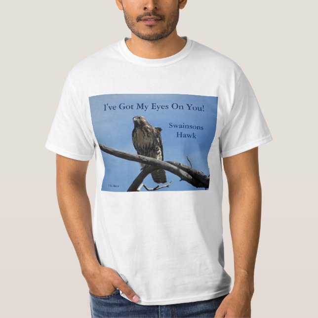 T-shirt B54 Falcão-de-swainson (Frente)