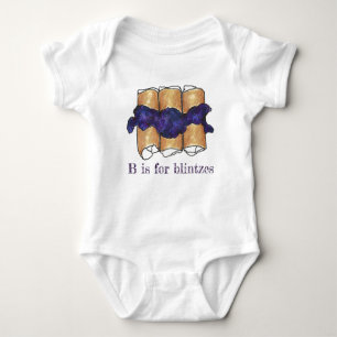 T-shirt B é para Blintzes Blueberry Blintz Jewish Cuisine