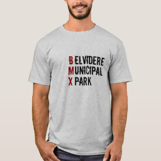 T-shirt B, M, X, elvidere, unicipal, parque