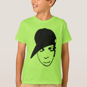 T-shirt B-menino do Anime. Engrenagem de Hip Hop