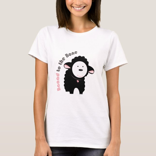 T-shirt Baaaad ao osso (Frente)