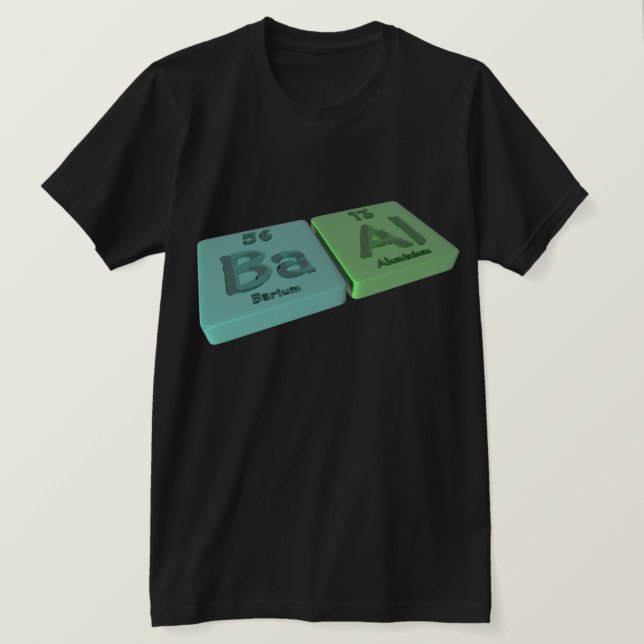 T-shirt Baal como vagabundos bário e alumínio do Al (Frente do Design)