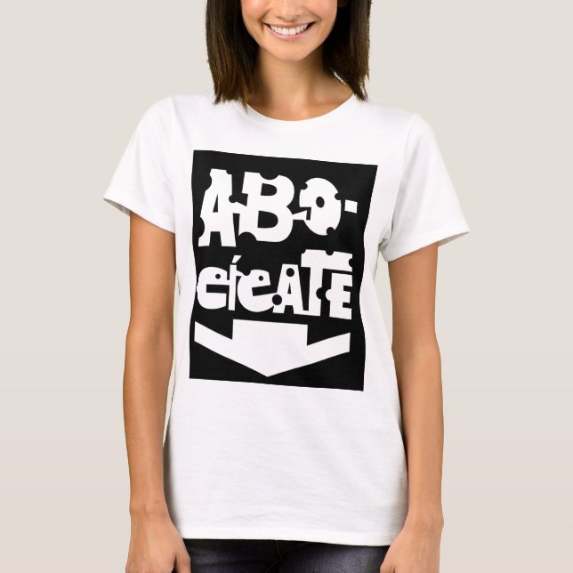 T-shirt Baby Doll Entallada ABOCÍCATE (Frente)