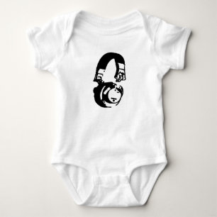 T-shirt Baby Fones de ouvido one peice DJ House Music edm