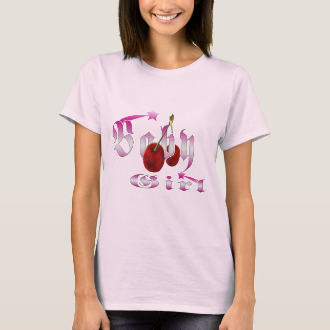 T-shirt Baby Girl Cherry (Frente)