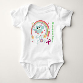 T-shirt **Baby HD Awarness - Roupa Americana das Raparigas