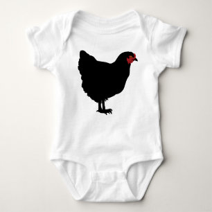 T-Shirt BABY JERSEY BODYSUIT ROOSTER E UM BEIJO