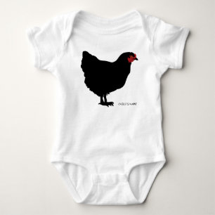 T-Shirt BABY JERSEY BODYSUIT ROOSTER E UM BEIJO