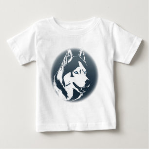 T-shirt Baby Rouco Romper Siberian Husky Romper Personaliz