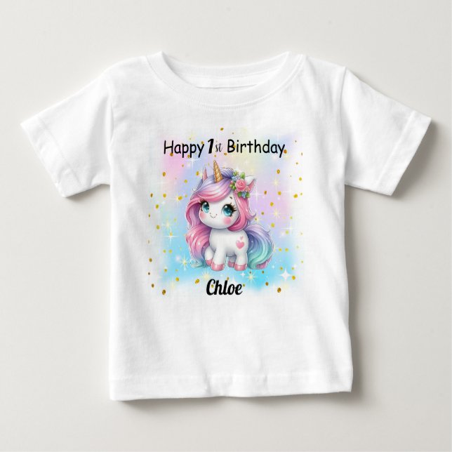T-Shirt Baby Unicorn  (Frente)