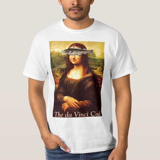 T-shirt Bacalhau de da Vinci (Frente)