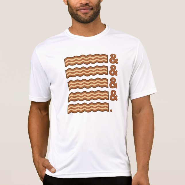 T-shirt Bacon & bacon (Frente)
