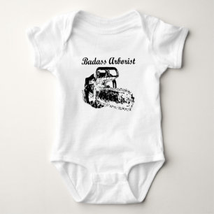 T-shirt Badass Arborist - Chainsaw