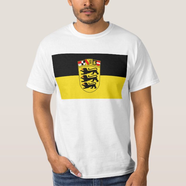 T-shirt Baden-Württemberg (estado, maiores braços), (Frente)