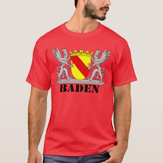 T-shirt Badischer Agarras com escritura banhada (Frente)