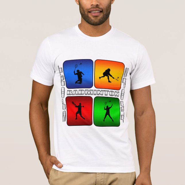 T-shirt Badminton espectacular (Frente)