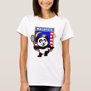 T-shirt Badminton Malásia Panda
